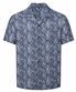 White/Navy Leaf